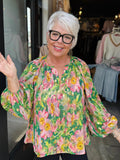 JADE 79G9923-2A GOLDEN MAGNOLIA BLOUSE