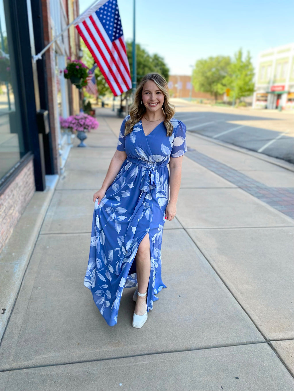 Banu Blue Maxi Dress