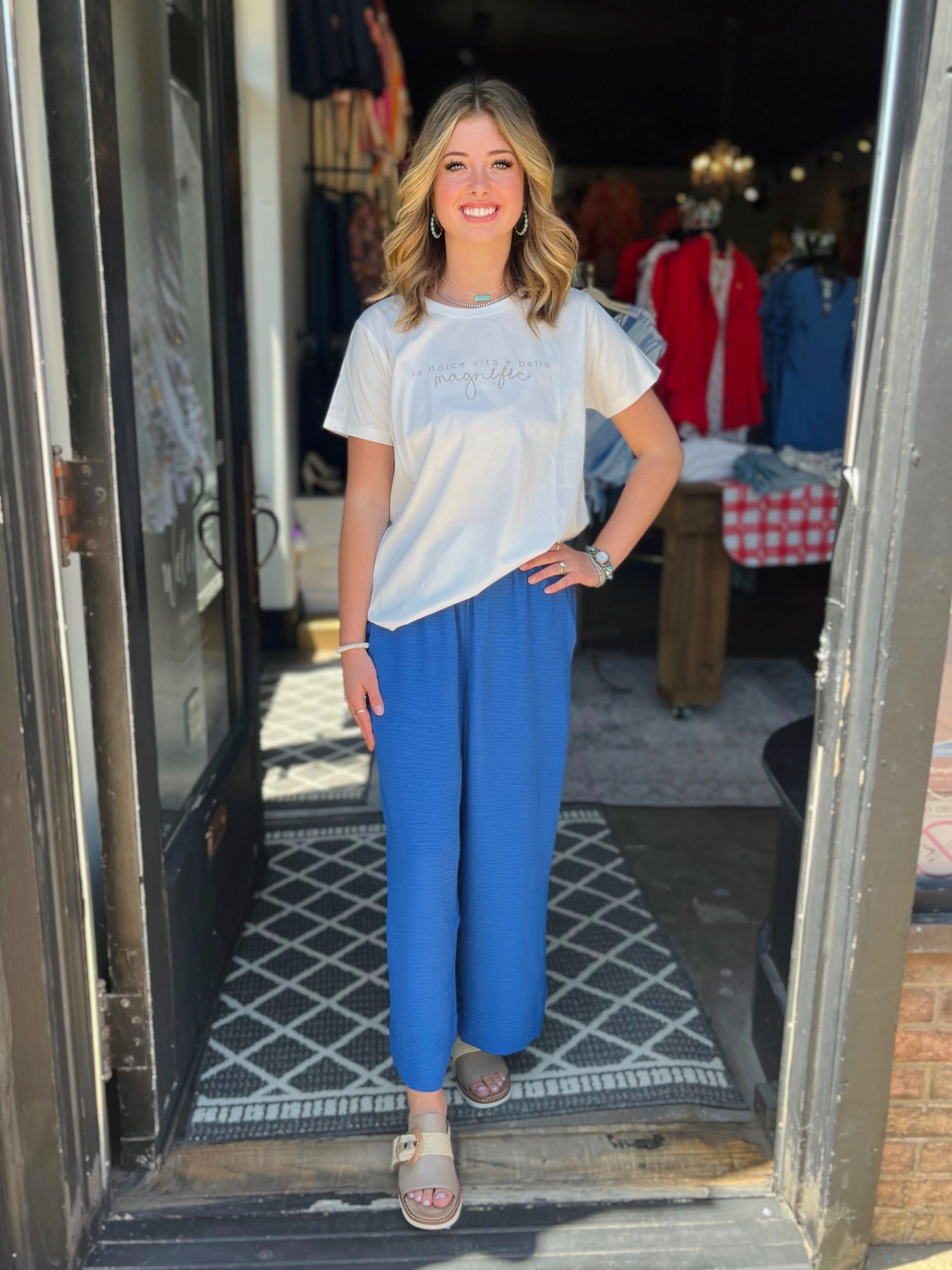 Ivy Jane Nautical Pull On Pant