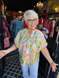 Ivy Jane Multi Tropical Floral Popover