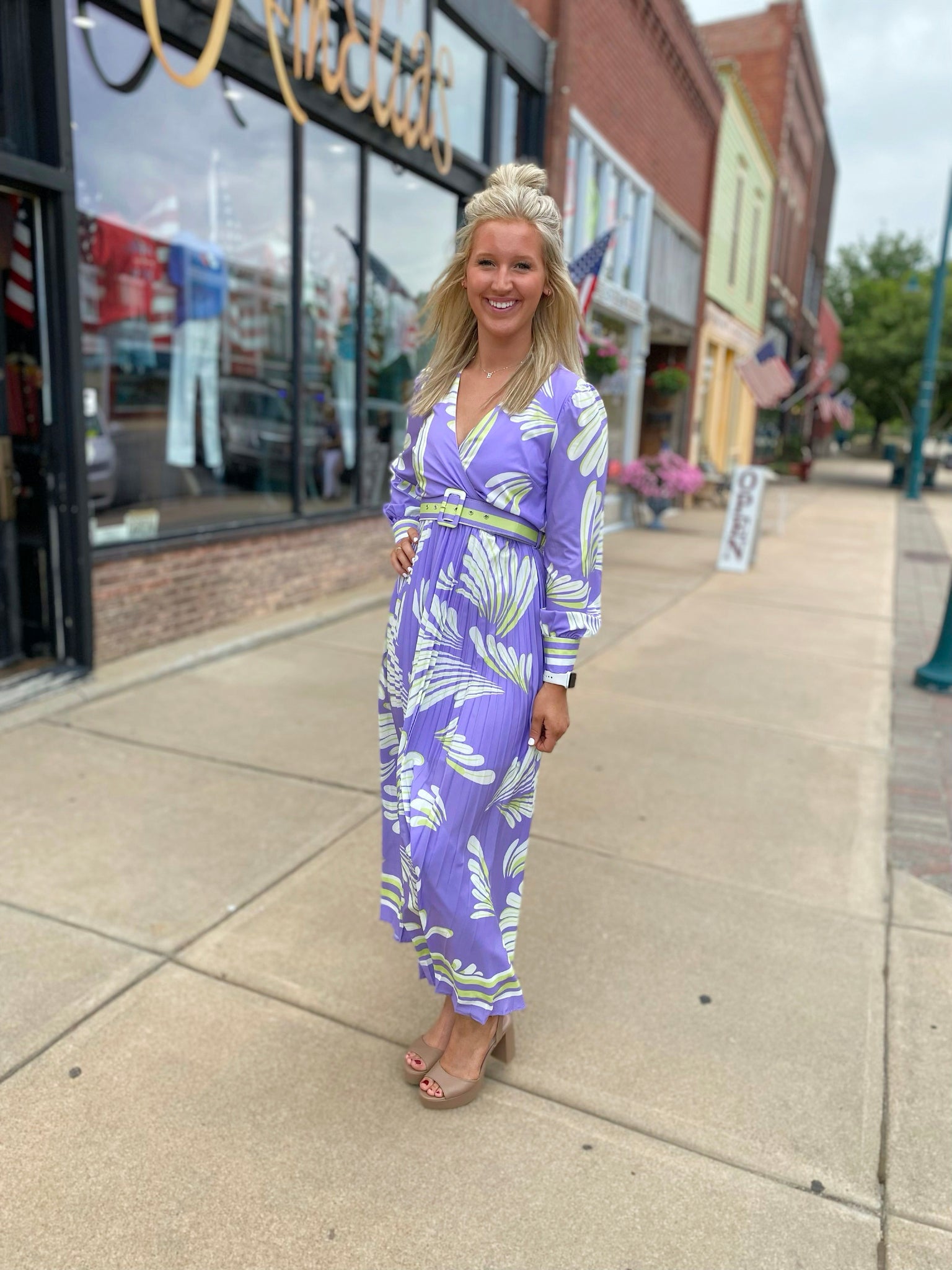A Postcard From Paradise Lavender Maxi Dress