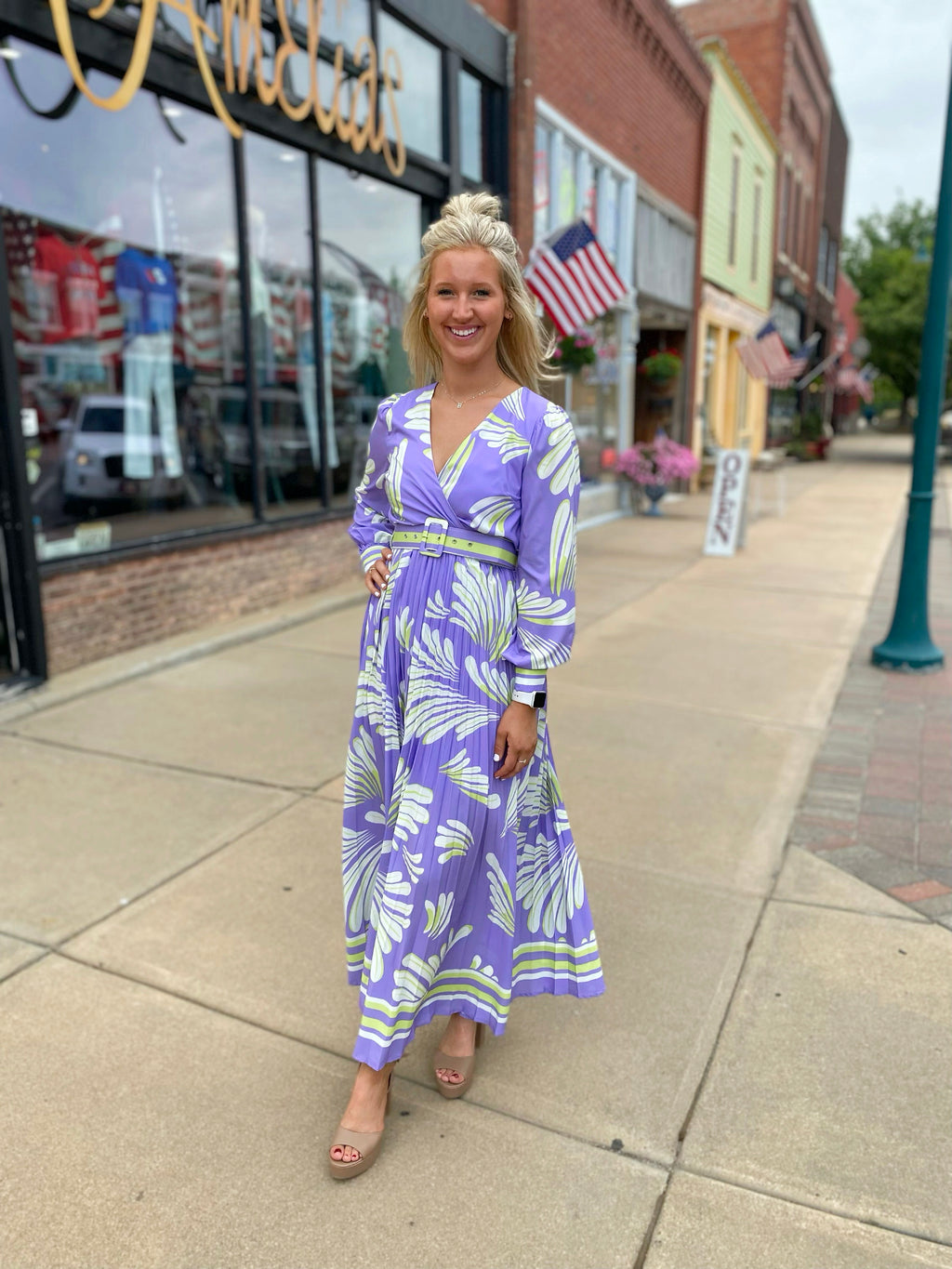 A Postcard From Paradise Lavender Maxi Dress