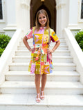 Uncle Frank Square Dance Dress Multi  74620