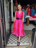 Uncle Frank Pink Stamped Sundress