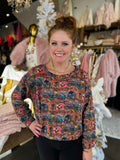 Ivy Jane House Popover Novelty Knit Top
