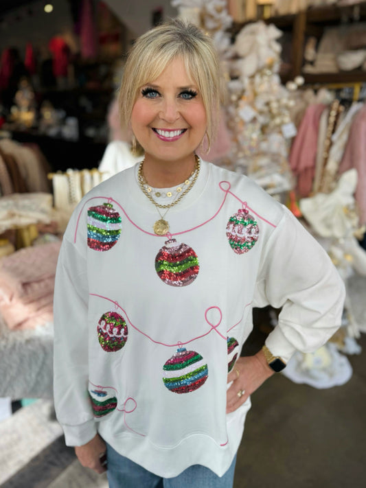 Mary Square Sarah Ornaments Sweatshirt