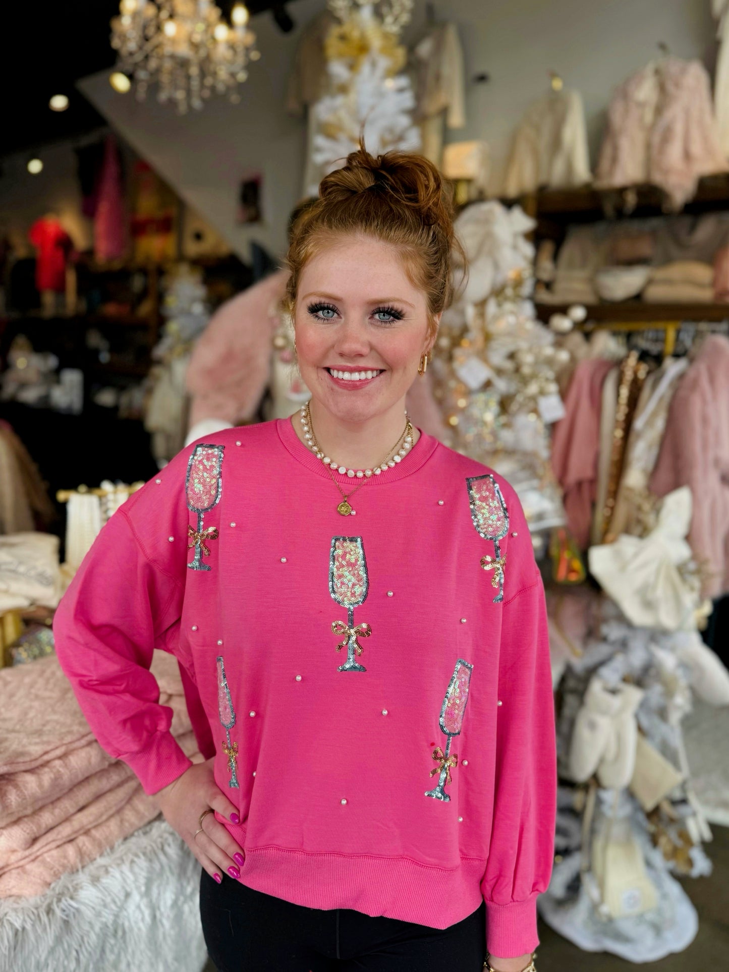 Mary Square Millie Cheers Sweatshirt