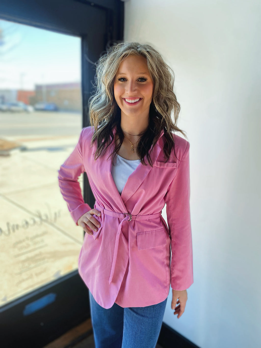 Elle Woods Vibes Pink Blazer