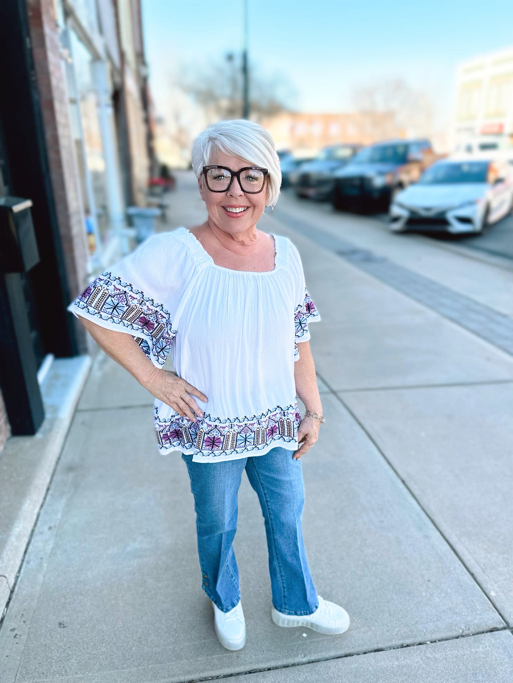 Dear John Galia White boho